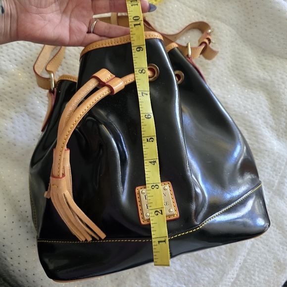 Dooney and Bourke Patent drawstring bag - Picture 9 of 10